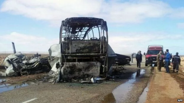 Morocco bus crash: Children among 33 dead in collision