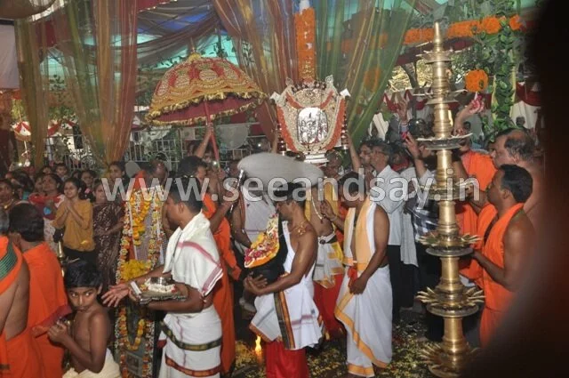 Shani pooja at Irani colony in Malad (E)