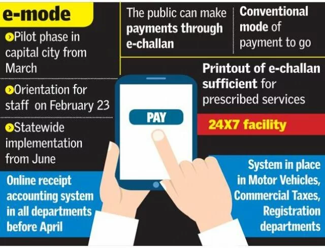 People can make payments through e-challan facility