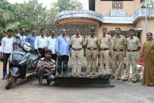 Iron rod stealer arrested: Rods worth Rs. one lakh recovered
