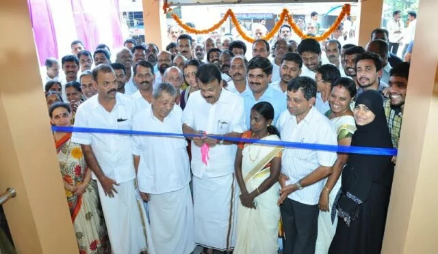 Newly built village municipal building inaugurated at Badiadka