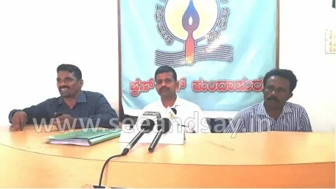 Protest till Varahi water flows to the canals: Ganapati Shreeyan