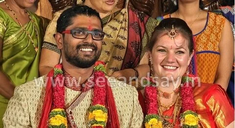 A remarkable love story ends up in marriage: Indian Groom Australian Bride!!!