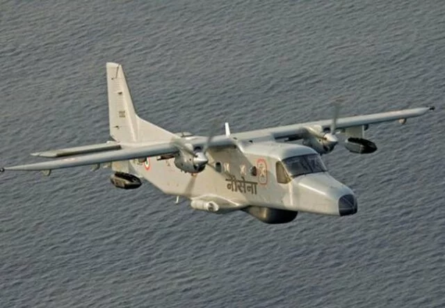 2 officers missing after Indian Navy aircraft crashes into sea near Goa