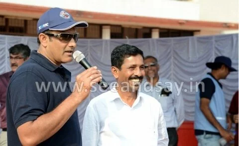 Anil Kumble visits Mangaluru for team selection