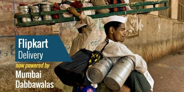 To strengthen the last-mile delivery of goods to consumers, Flipkart has partnered with the Dabbawalas of Mumbai