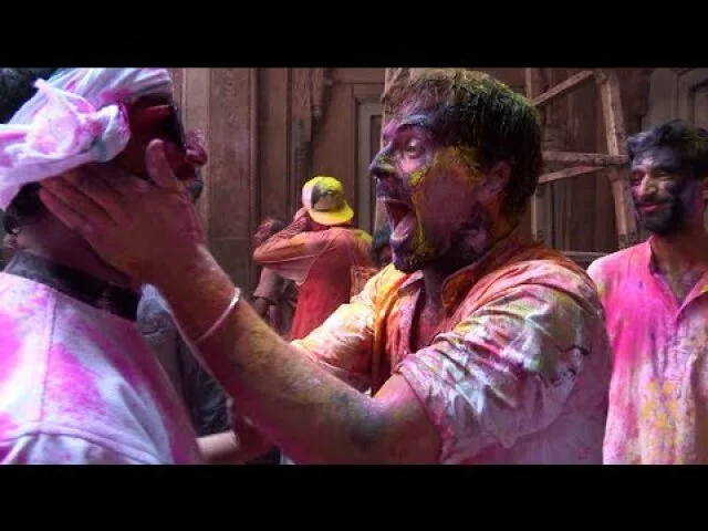 Smeared with Holi colours, two BJP members asked to leave LS