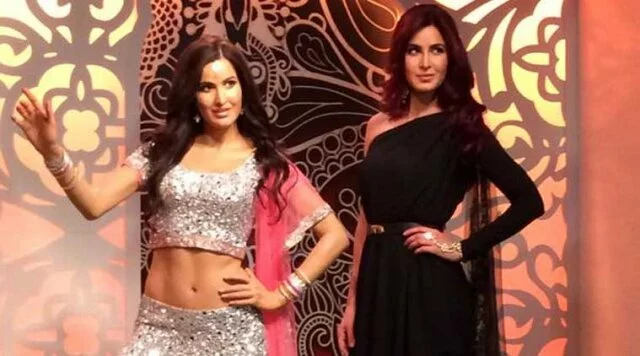 Katrina Kaif unveils wax statue of herself at the prestigious Madame Tussauds in London.