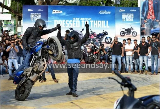 Pulsar Mania week: Deadly Crazy stunts performed by "The Ghost Riders"