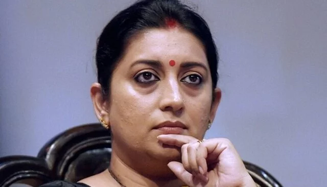 Smriti Irani spotted a camera inside a trial room