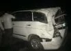 Miraculous escape of Karnataka Health Minister in an accident