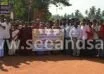 Rasta roko protest at Kumbhashi: demand for devider and bus stop
