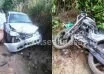 Rider injured in car-bike collision