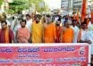 Anti Hindu attitude: Swamijis unite to protest against state government